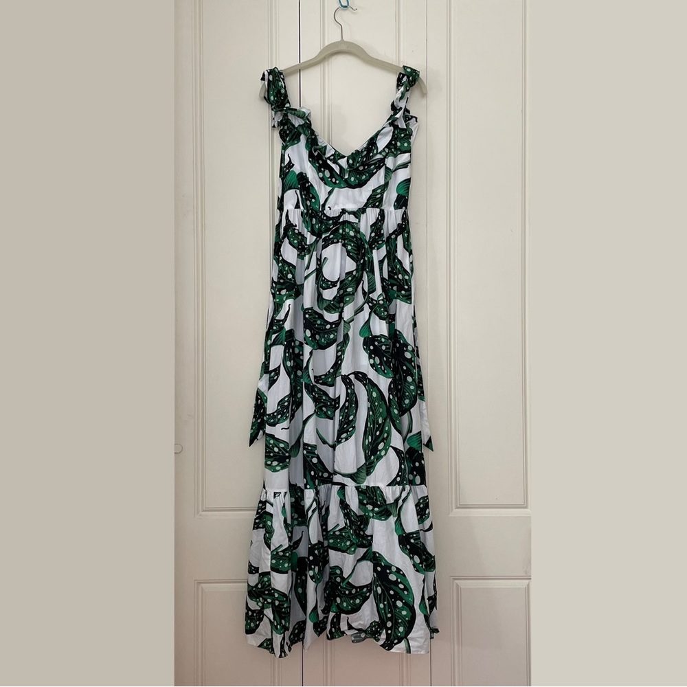 Borgo De Nor Liya Leaf Print Maxi Dress - Picture 7 of 17
